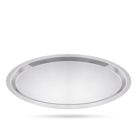 Podnos oválny nerezový  57 cm
