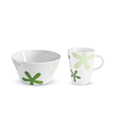 Súprava 2 dielna FLOWERET GREEN