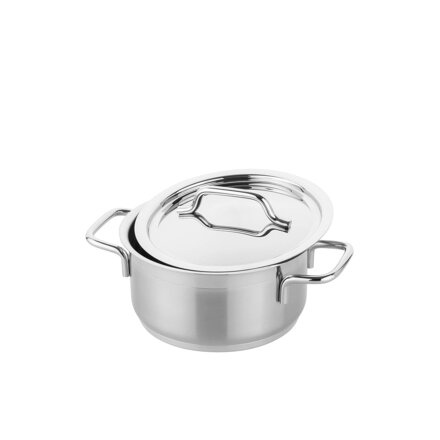 Kastról z nehrdzavejúcej ocele 1,5 L s pokrievkou