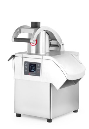 Elektrický krájač na zeleninu s elektronickým grafickým panelom CA-3V – 5 rýchlostí, Sammic, Strieborná, 230V/1500W, 391x409x(H)552mm