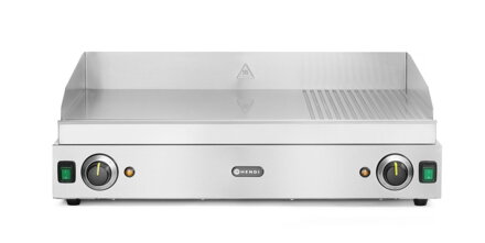 Grilovacia platňa Profi Line, HENDI, Profi Line, 2/3 hladká, 1/3 drážkovaná, 230V/3500W, 697x474x(H)241mm