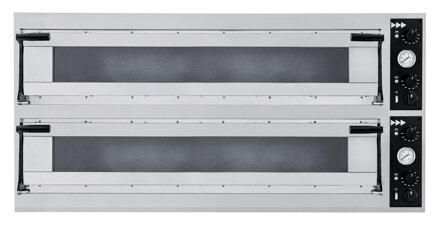 Pec na pizzu TRAYS 66L GLASS, Prismafood, 400V/20400W, 1500x964x(H)745mm