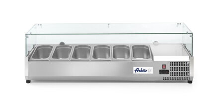 CHLADIACA NADSTAVBA NA GN 1/3, Arktic, 6x GN 1/3, 230V/180W, 1405x420x(H)456mm
