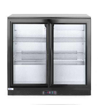 Barová chladnička s dvojitými posuvnými dverami, Arktic, 158L, Čierna, 220-240V/160W, 900x520x(H)865mm