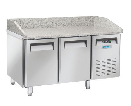 Chladiaci pult na pizzu s 2 dverami, Arktic, 600x400, 128L, 220-240V/210W, 1507x800x(H)1040mm