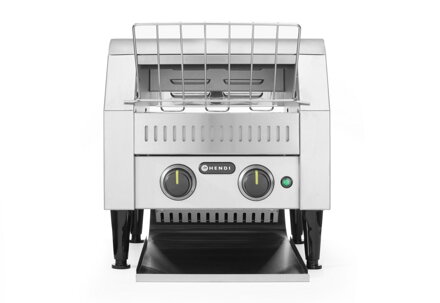 Dvojitý priechodzí hriankovač, HENDI, Strieborná, 230V/2240W, 418x365x(H)390mm