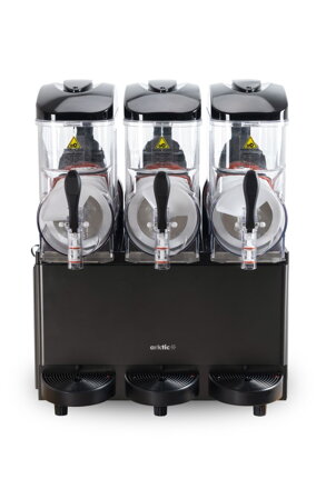 Výrobník ľadovej triešte 3x 12L, Arktic, 36L, Čierna, 220-240V/1080W, 610x490x(H)775mm