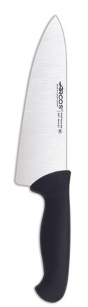 Nôž Chef so širokou čepeľou, séria 2900, Arcos, Čierna, (L)270mm