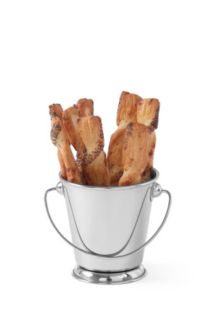 Miniatúrne vedierko na servírovanie s rukoväťou, HENDI, ⌀87x(H)93mm