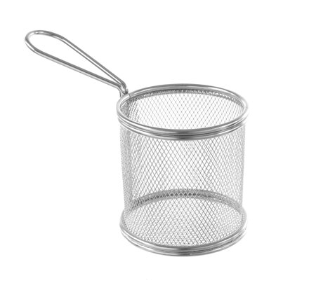 Miniatúrny košík na vyprážané jedlo, HENDI, 90x90x(H)90mm