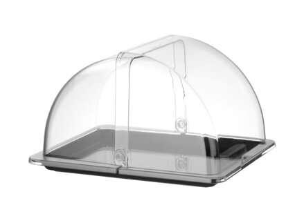 Servírovací podnos RollTop, HENDI, GN 1/2, Čierna, 325x265mm