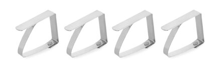 Klipy na obrusy - 4 kusov, HENDI, 4 ks, 50x10x(H)40mm