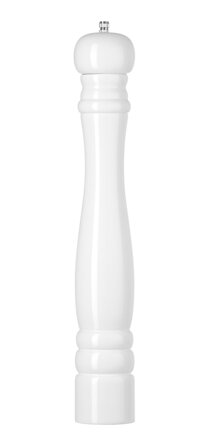 Drevený mlynček na soľ, HENDI, Biela, ⌀65x(H)415mm
