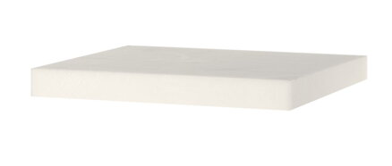 Mäsiarsky blok HDPE, HENDI, Biela, 500x400x(H)50mm