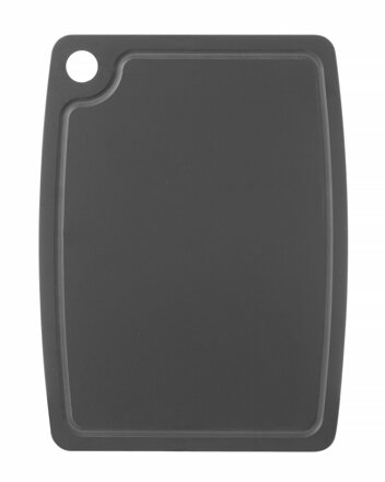 Doska na krájanie z drevených vlákien , HENDI, Čierna, 370x275x(H)6mm