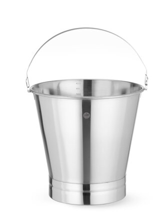 Vedro s prstencovou základňou Profi Line, HENDI, Profi Line, 7L, ⌀230x(H)245mm