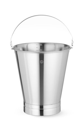 Vedro s prstencovou základňou Profi Line, HENDI, Profi Line, 15L, ⌀305x(H)330mm