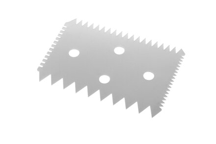 Pozdĺžna cukrárska stierka hrebeň, HENDI, 102x69mm