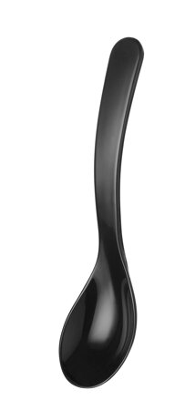 Lyžica na šaláty, HENDI, 0,03L, Čierna, 235x55mm