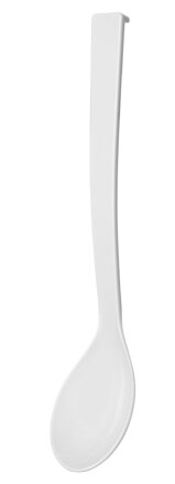 Lyžica na šaláty, HENDI, 0,06L, Biela, 335x70mm