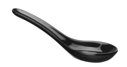 Melamínová lyžica na predjedlo, HENDI, Čierna, 135x45mm