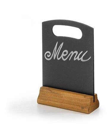 Tabuľka na stôl - 2 kusy, HENDI, 2 ks, 150x50x(H)230mm