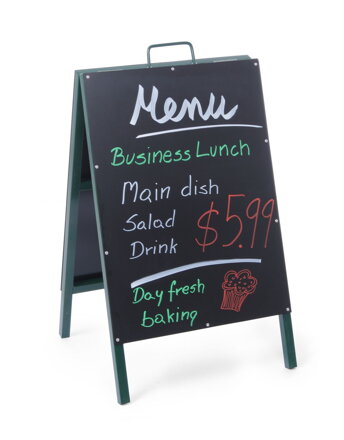 Voľne stojaca tabuľa, HENDI, 500x550x(H)850mm