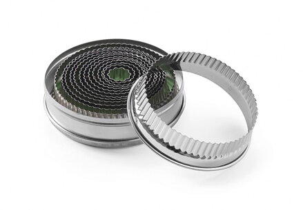 Guľaté vykrajovadlá – súprava, HENDI, s ryhovanou hranou, ø18-108, (H)35mm