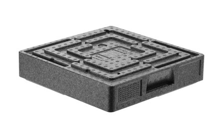 Keteringová tepelnoizolačná nádoba Salto, HENDI, Profi Line, 5,5L, 410x410x(H)100mm