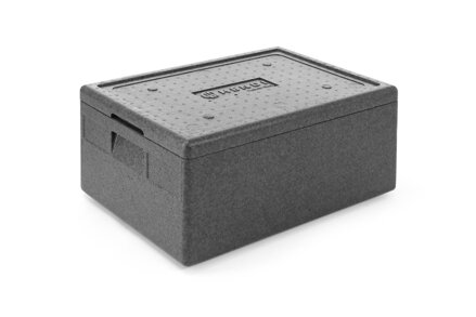 Tepelnoizolačná nádoba, HENDI, Kitchen Line, GN 1/1, 40L, Čierna, 600x400x(H)283mm