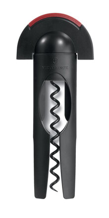 Vývrtka s nožom na fóliu, Victorinox, Čierna, (L)200mm