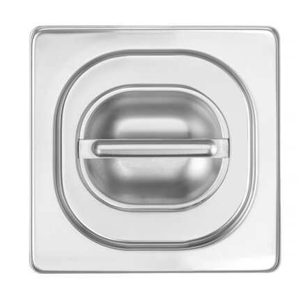 Pokrievka pre nádoby GN so silikónovým tesnením, HENDI, Profi Line, GN 1/6, 176x162mm