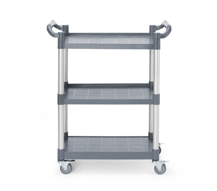 3-obalový polypropylénový servisný vozík, malý, AmerBox, 800x420x(H)945mm