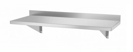 Stenová polička s 2 konzolami, HENDI, 800x300x(H)250mm