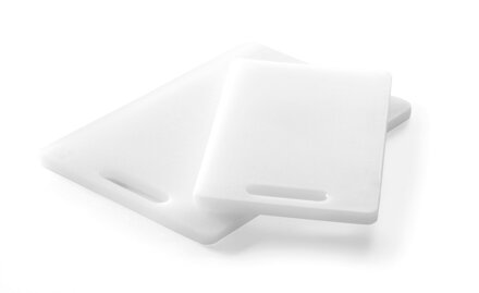 Univerzálna doska na krájanie s rukoväťou, HENDI, Biela, 250x150mm