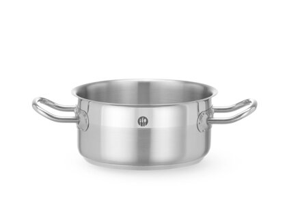 Panvica na dusenie/varenie, nízka, bez veka, HENDI, Profi Line, 1,5L, ⌀160x(H)75mm