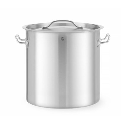 Hrniec na dusenie – vysoký – s vekom, HENDI, Budget Line, 21L, ⌀300x(H)300mm