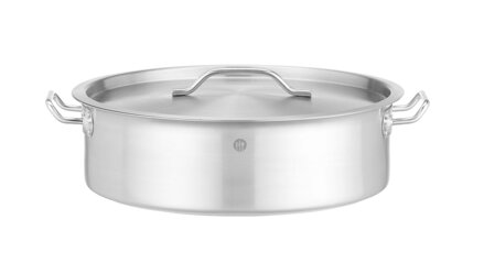 Varný hrniec s vekom, HENDI, 15,8L, ⌀380x(H)139mm