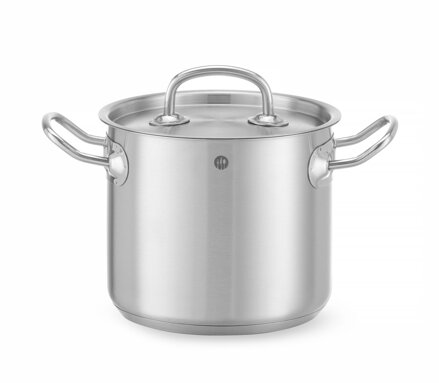 Vysoký hrniec – s pokrievkou, HENDI, Kitchen Line, 2,8L, ⌀160x(H)140mm
