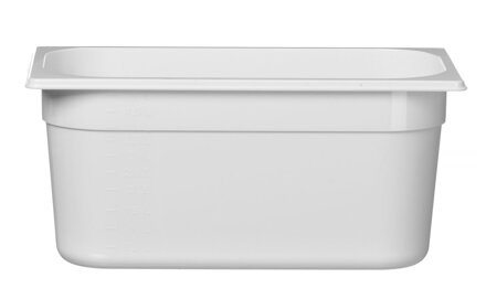 Nádoba GN 1/3, HENDI, GN 1/3, 5,7L, Biela, 325x176x(H)150mm