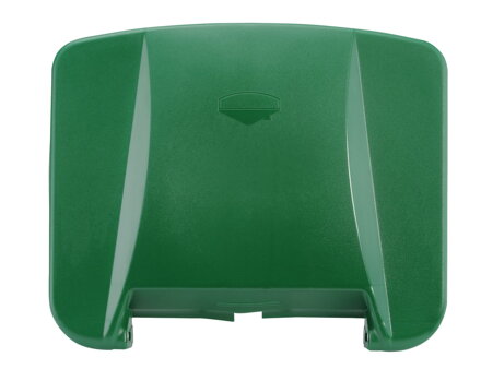 Veko pre odpadkový kôš, HENDI, Zelená, 505x415mm