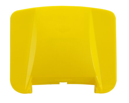 Veko pre odpadkový kôš, HENDI, Žltá, 505x415mm