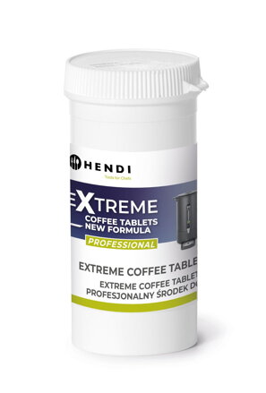 Extreme Coffee Tablets new formula profesionálny čistiaci prostriedok pre kávovary, HENDI, 25 tabliet