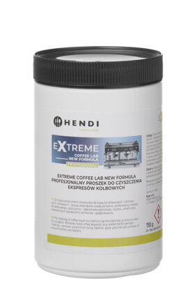 Extreme Coffee Lab New Formula profesionálny čistiaci prostriedok pre pákové kávovary, HENDI, 0,75 kg