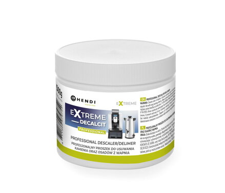 Extreme Decalcit Prášok na odstraňovanie vodného kameňa a vápenatých usadenín, HENDI, 0,5 kg