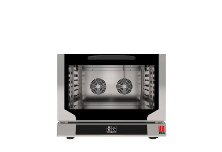 Konvekčná rúra na pečenie s ovládaním vlhkosti Evolution Next 4x 600x400, elektrická, s dotykovým ovládacím panelom, Tecnoeka, 400V/6400W, 783x755x(H)634mm