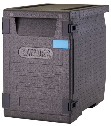 Termoizolačná nádoba Cam GoBox zvrchu plniteľná, GN 1/1, 86 l, Cambro, GN 1/1, 86L, Čierna, 640x440x(H)625mm