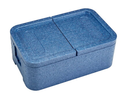 Termoizolačná nádoba 2-komorová Cam GoBox, Cambro, Modrá, 437x276x(H)175mm