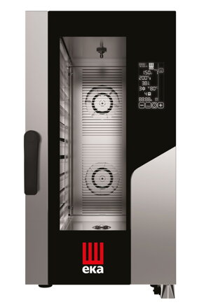 Konvektomat Millennial Black Mask Gastro Compact 10x GN 1/1, elektrická, elektronické ovládanie, Tecnoeka, 400V/15400W, 500x930x(H)970mm