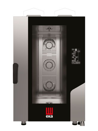 Konvektomat Millennial Black Mask Gastro, 11× GN 1/1 – elektronické ovládanie, plynová, Tecnoeka, 230V/700W, 17500kW, 730x849x(H)1231mm